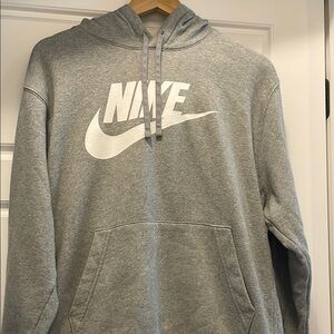 Nike Gray Pullover Hoodie Sweatshirt